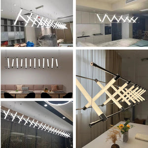 Nina Contemporary LED Kitchen Island Light Seus Lighting