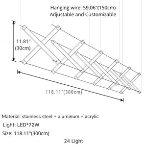 Nina Contemporary LED Kitchen Island Light Seus Lighting