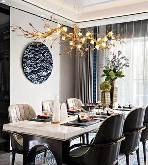 Noa Flower Branch Chandelier Seus Lighting