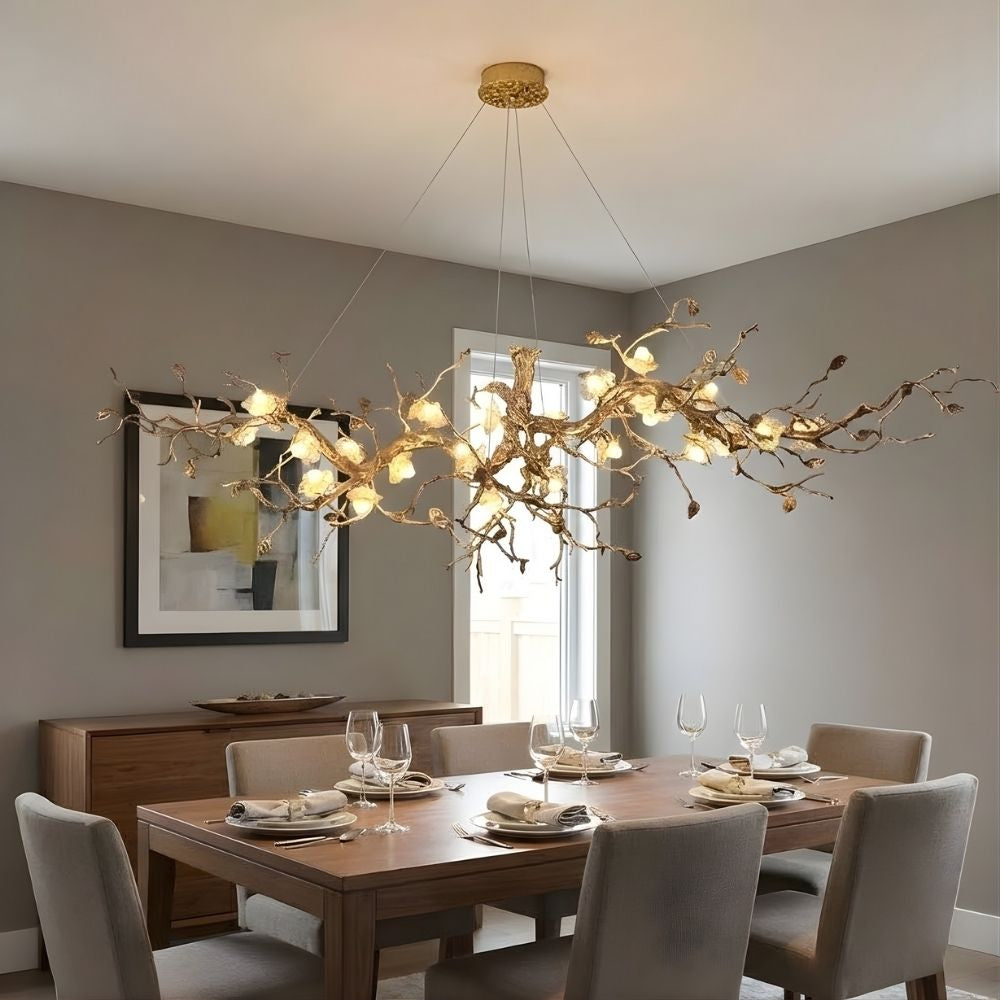 Noa Flower Branch Chandelier Seus Lighting