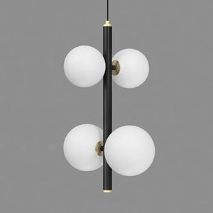 Opal Globe Staircase Pendant Light Seus Lighting