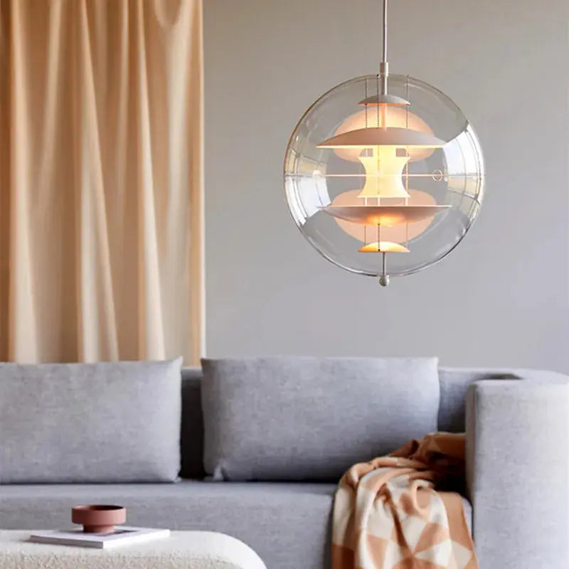 Peri Modern Sphere Chandelier Seus Lighting