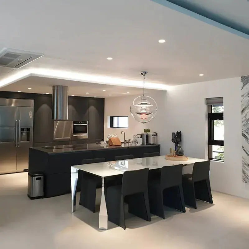 Peri Modern Sphere Chandelier Seus Lighting