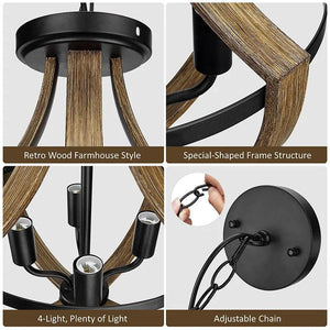 Petunia Rustic Foyer Lighting Seus Lighting