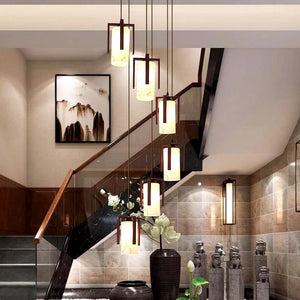 Polin Modern Over The Stairs Chandelier Seus Lighting