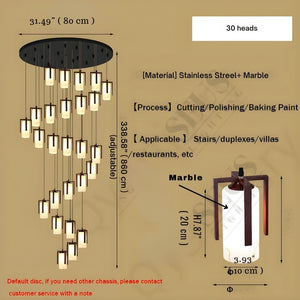 Polin Modern Over The Stairs Chandelier Seus Lighting