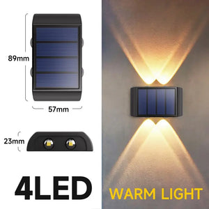Radya 4LED Solar Wall Light Seus Lighting