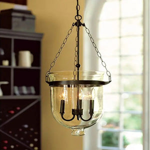 Rustic Bell Jar Pendant light Seus Lighting