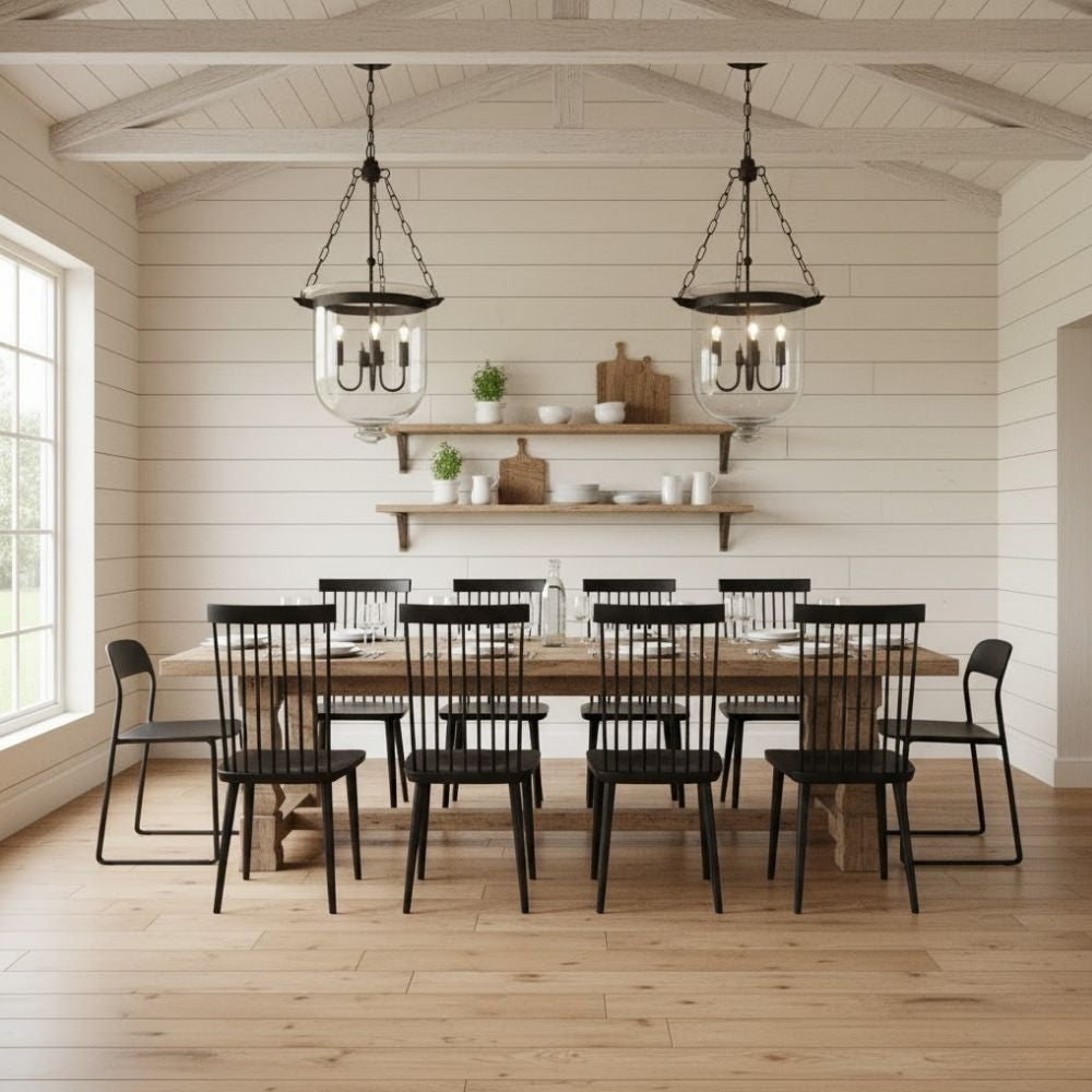 Rustic Bell Jar Pendant light Seus Lighting