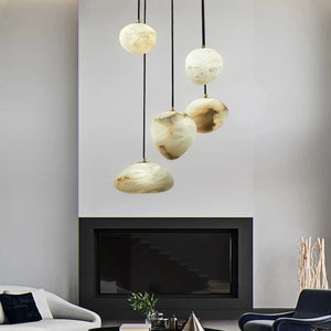 Sage Marble Chandelier Seus Lighting