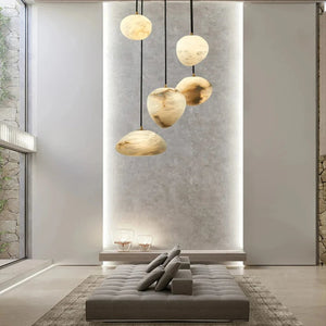 Sage Marble Chandelier Seus Lighting