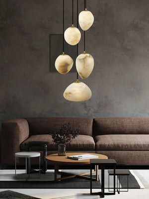Sage Marble Chandelier Seus Lighting