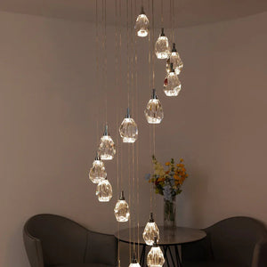 Sensa Crystal Stairwell Lighting Seus Lighting