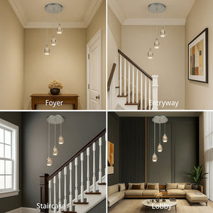 Sensa Crystal Stairwell Lighting Seus Lighting