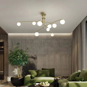 Sharon Contemporary Globe Chandelier Seus Lighting