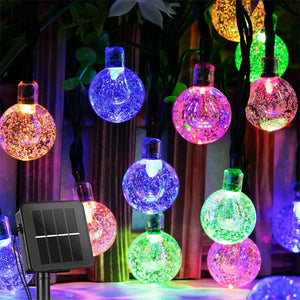 Solar Dimmable Outdoor String Lights Seus Lighting