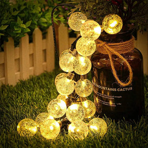 Solar Dimmable Outdoor String Lights Seus Lighting