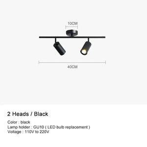 Surface Mounted Minimalist Modern Track Led Lighting - Light Fixtures