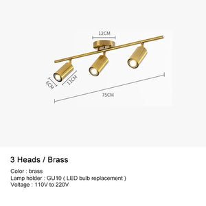 Surface Mounted Minimalist Modern Track Led Lighting - Light Fixtures