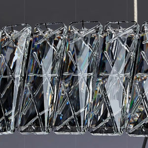 Twisted Ring Led Light Chandelier for High Ceiling Seus Lighting