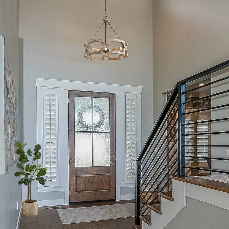 Vera Farmhouse Coastal Foyer Lighting Seus Lighting