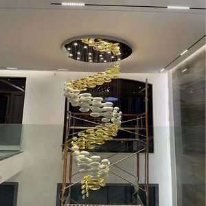 Vita Luxury Staircase Hanging Chandelier Seus Lighting