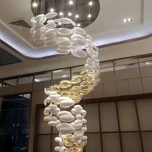 Vita Luxury Staircase Hanging Chandelier Seus Lighting