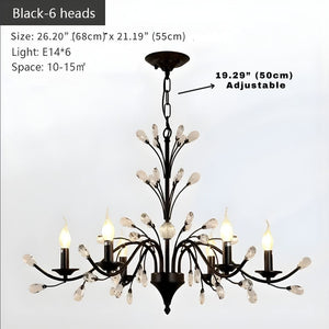 Wrought Iron Chandeliers 6/9 Lights Seus Lighting