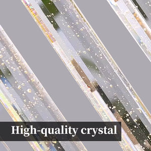 Zaira Spiral Crystal Chandelier Seus Lighting