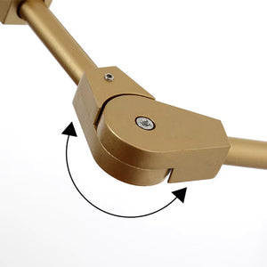 Zentra Black and Gold chandelier 6/7/8/9/10 Lights Seus Lighting