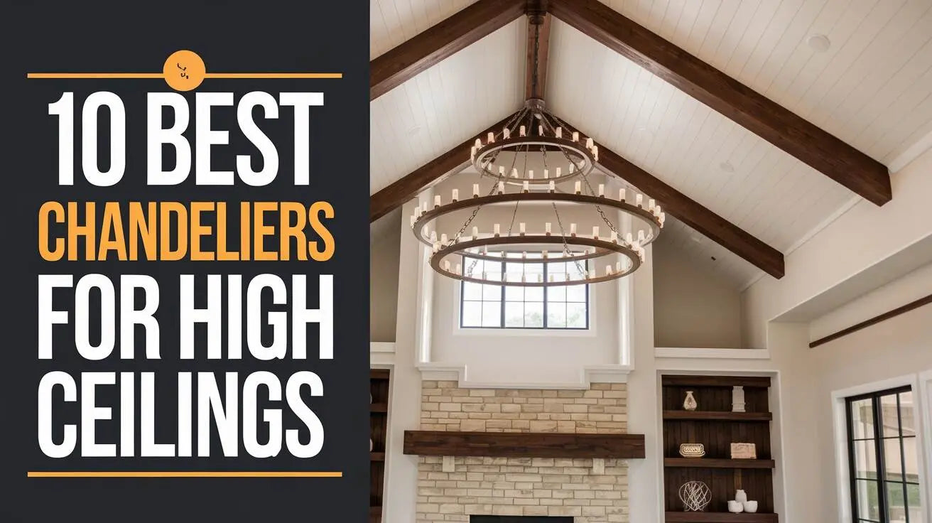 Top 10 Chandeliers for High Ceilings: Style Guide 