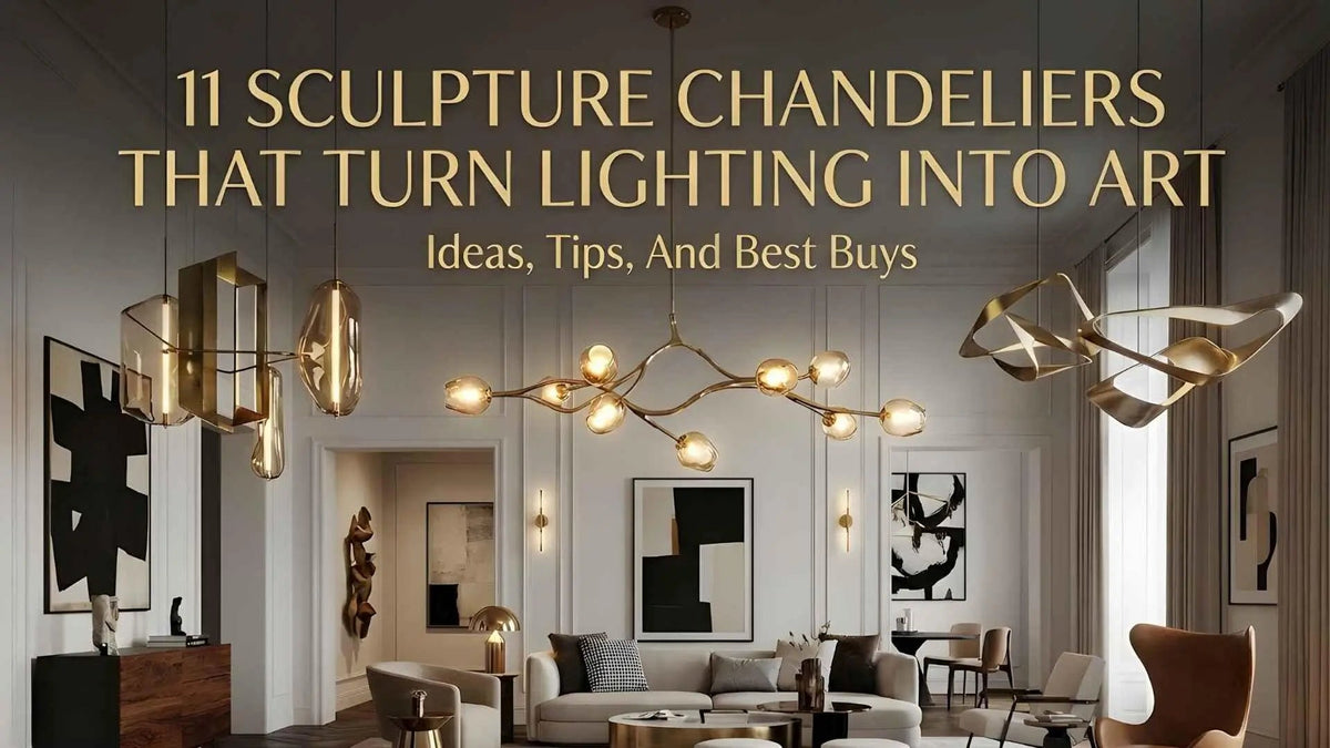 Sculptural Lighting: What It Is, Chandelier Styles by Form, and How to Choose