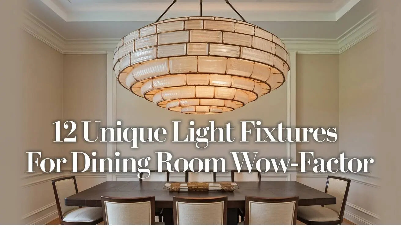 13 Unique Dining Room Light Fixtures: Modern, Funky & Cool Picks