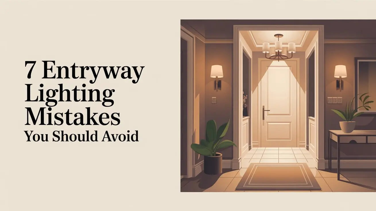 Entryway Lighting Mistakes: Height, Size & Placement Fixes