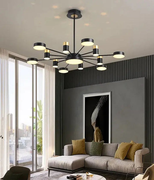Chic and Modern: Black Chandeliers in Contemporary Interior Design