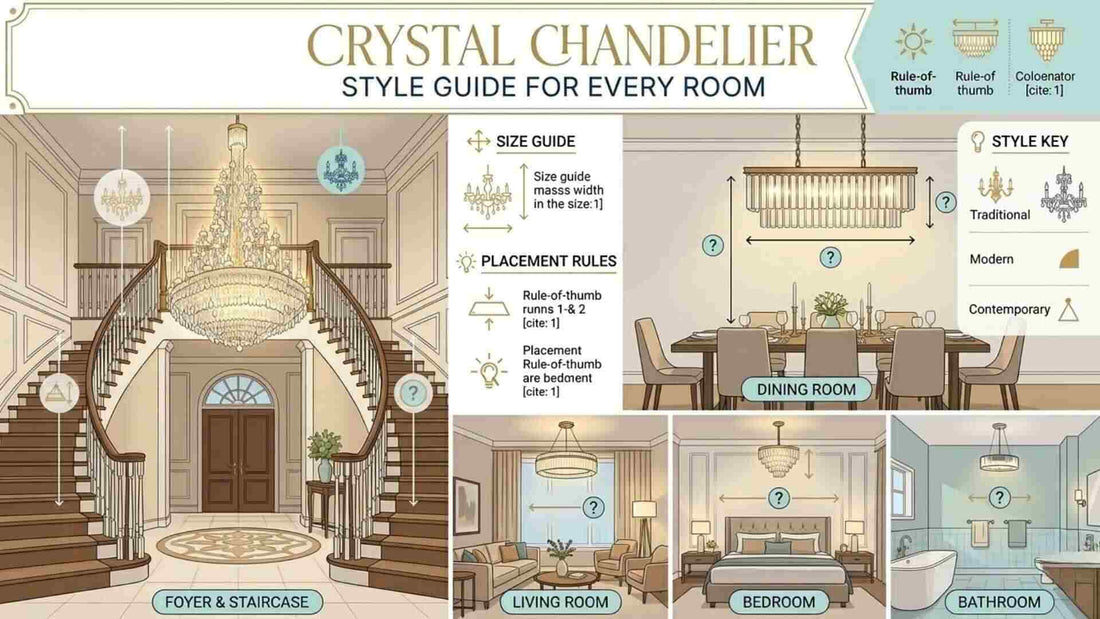 Crystal Chandelier Style Guide for Every Room – Seus Lighting