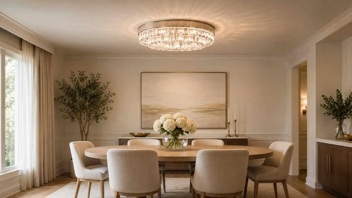 Dining Room Ceiling Lights: Flush, Semi-Flush or Chandelier?