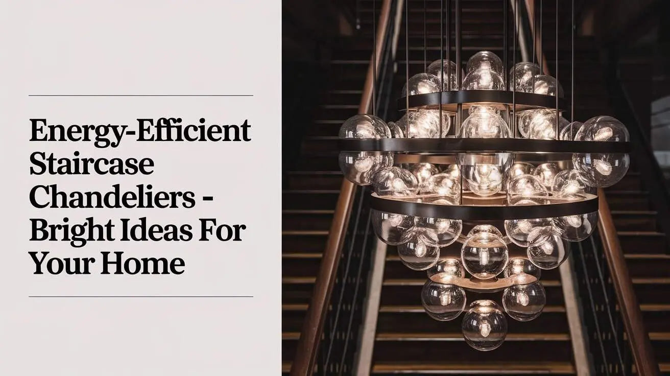 Energy-Efficient Staircase Chandeliers - Bright Ideas for Your Home