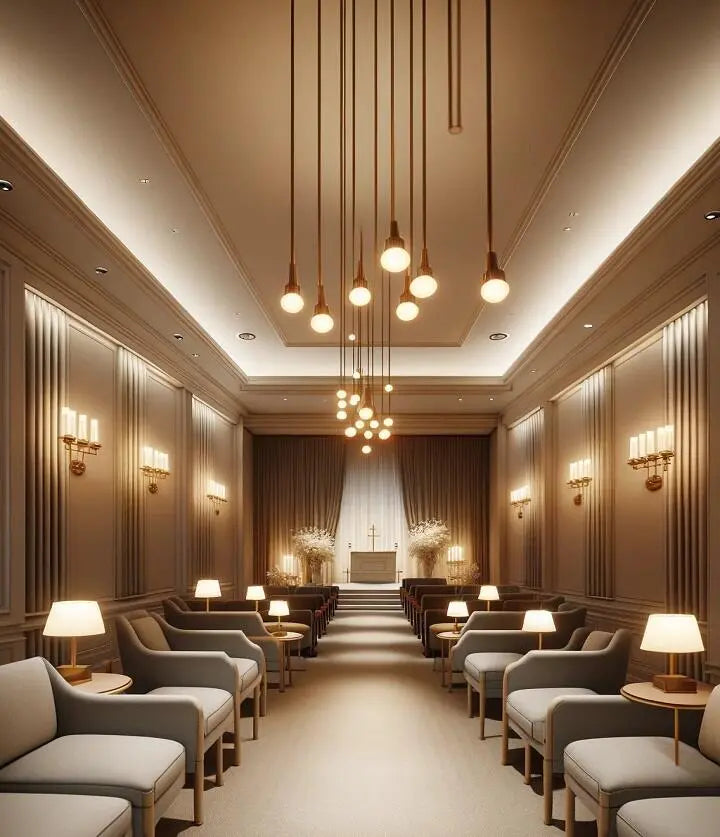 Funeral Home & Mortuary Lighting Guide: Chapel & Foyer Tips