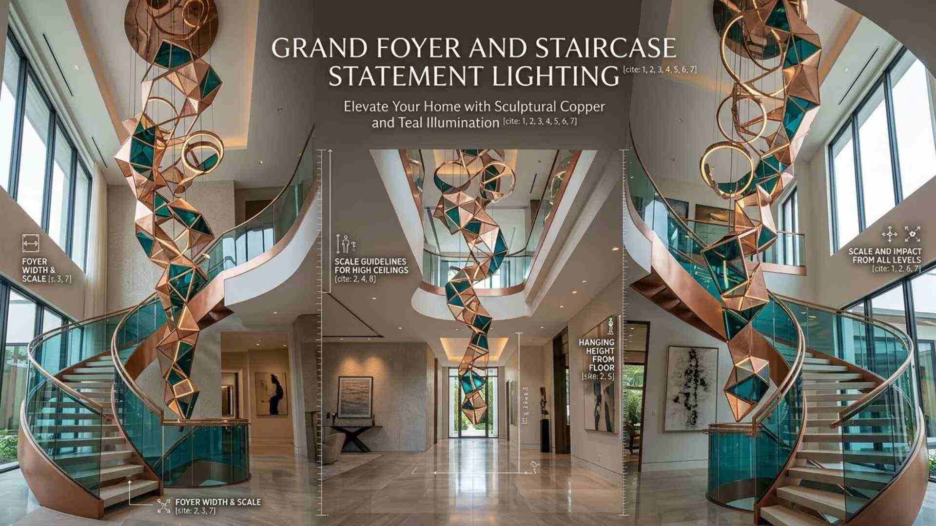 Grand Foyer and Staircase Statement Lighting: 10 Designer-Led Ideas for 2026 Homes Seus Lighting