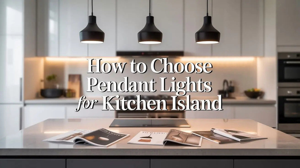 How to Choose Pendant Lights for a Kitchen Island: Size & Spacing