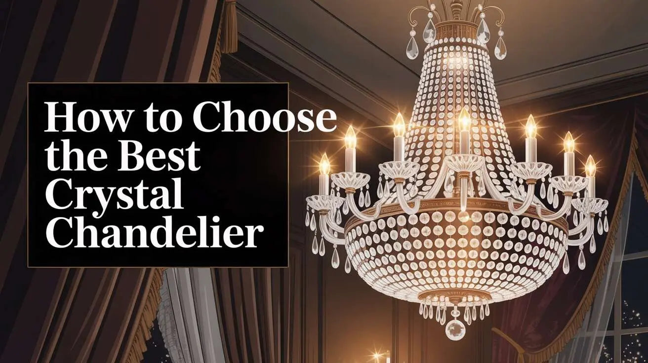 How to Choose a Crystal Chandelier by Room Size, Ceiling Height, and Style