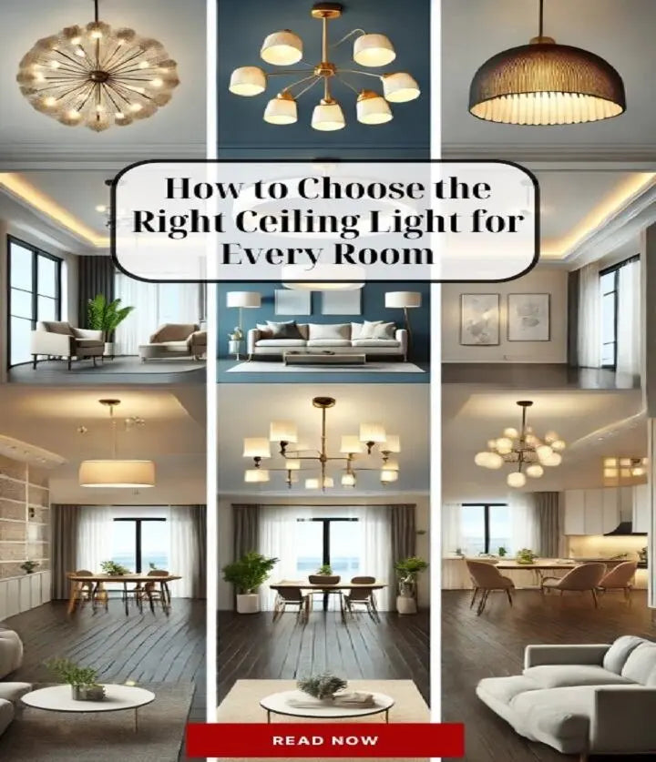 How to Choose Ceiling Lights: Types, Sizing & Room-by-Room Guide  