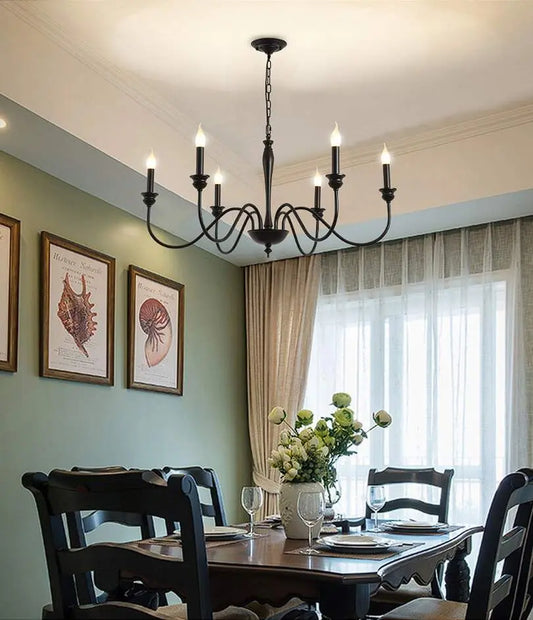rustic chandelier for dining room