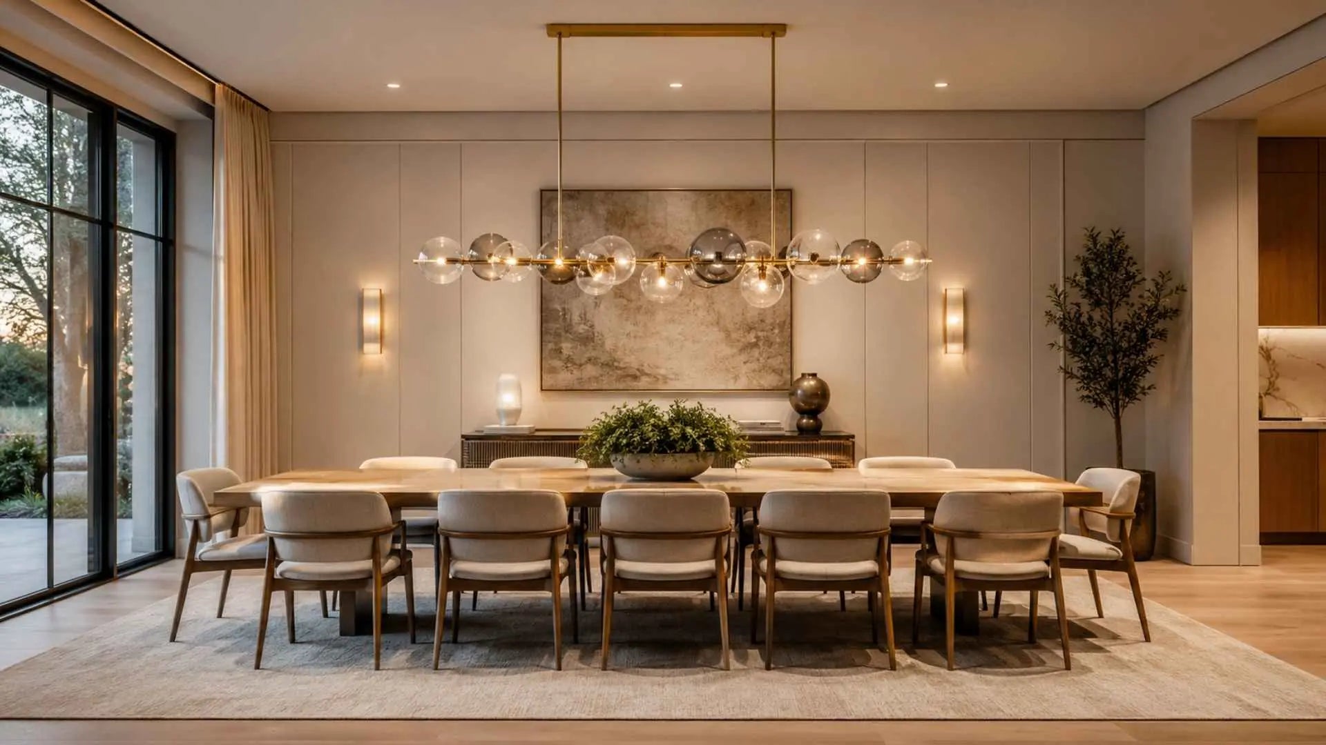 Light Fixtures for Dining Room Table: Choose by Shape & Size