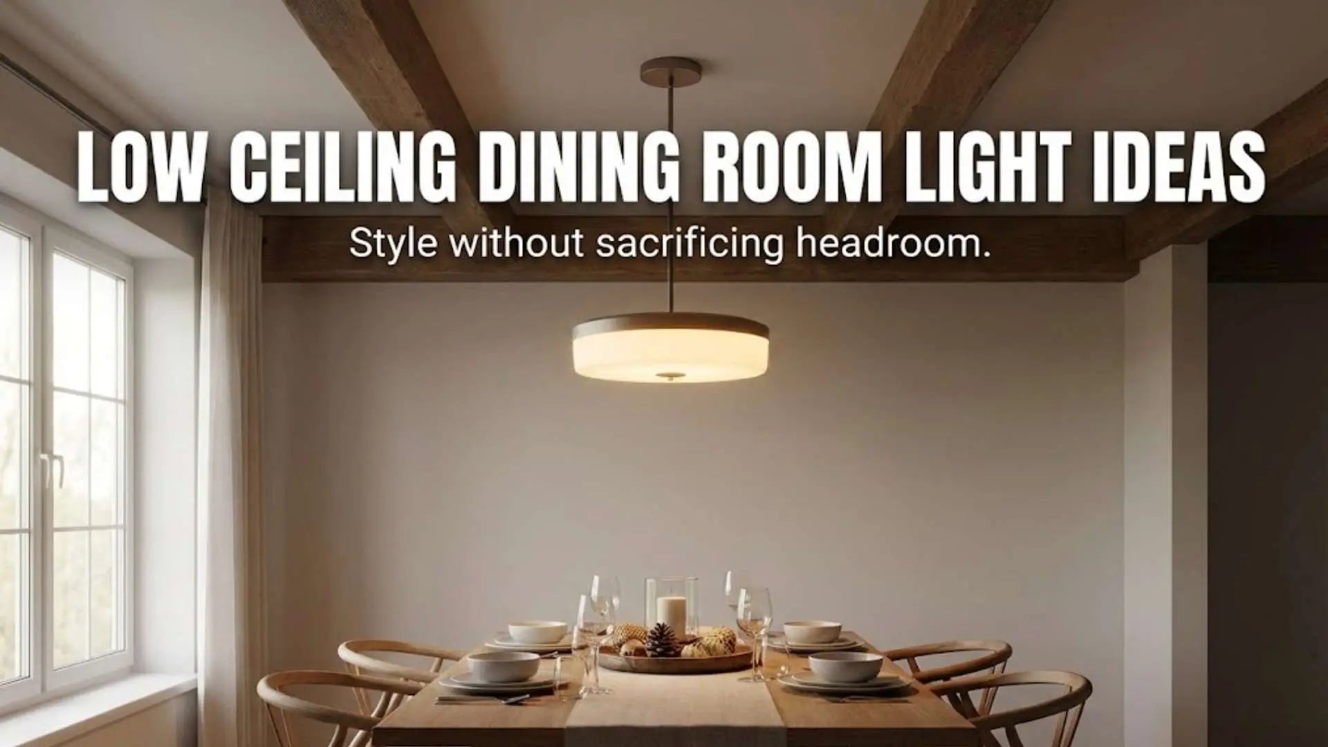 Low Ceiling Dining Room Light Ideas: 10 Smart Fixtures That Look Great Without Feeling Cramped