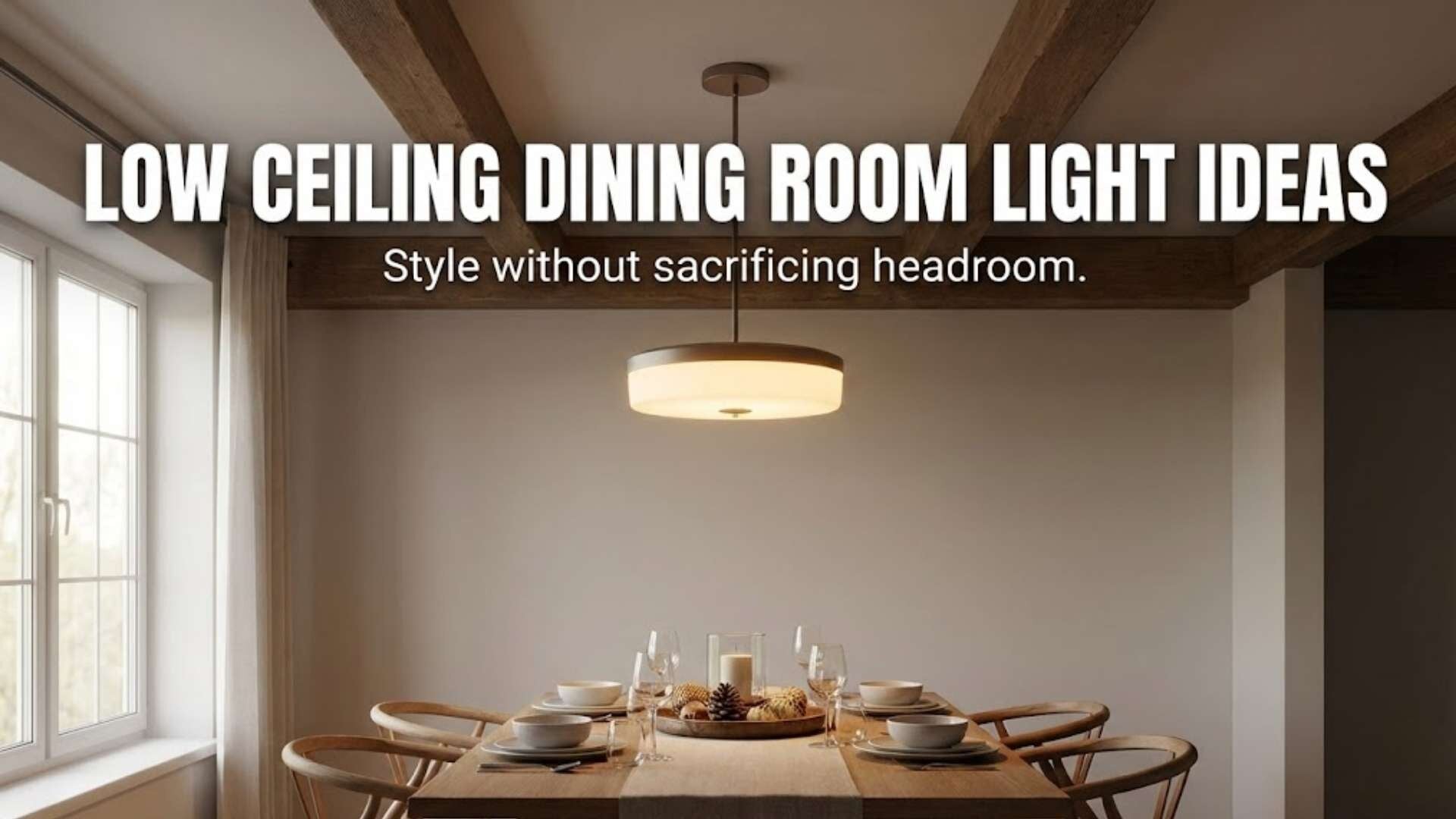 Low Ceiling Dining Room Light Ideas: 10 Smart Fixtures That Look Great Without Feeling Cramped