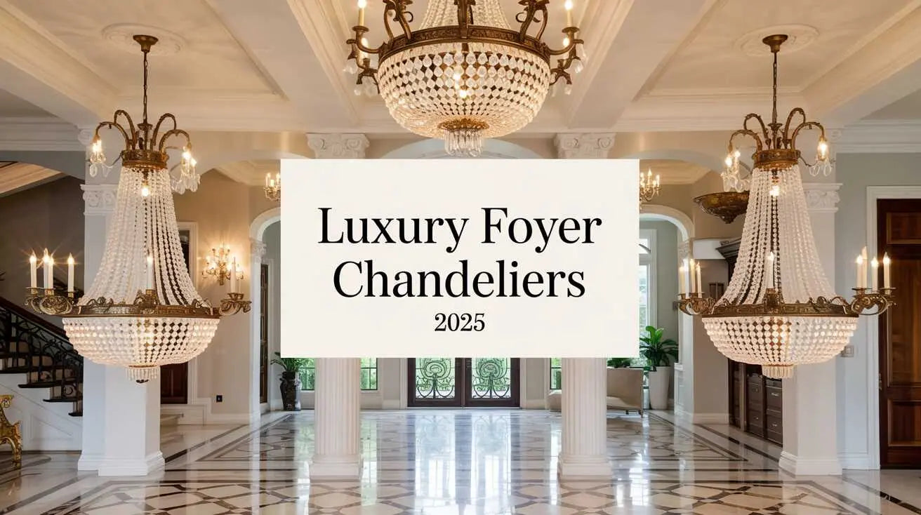  Luxury Foyer Chandeliers: Sphere, Crystal & Modern Picks