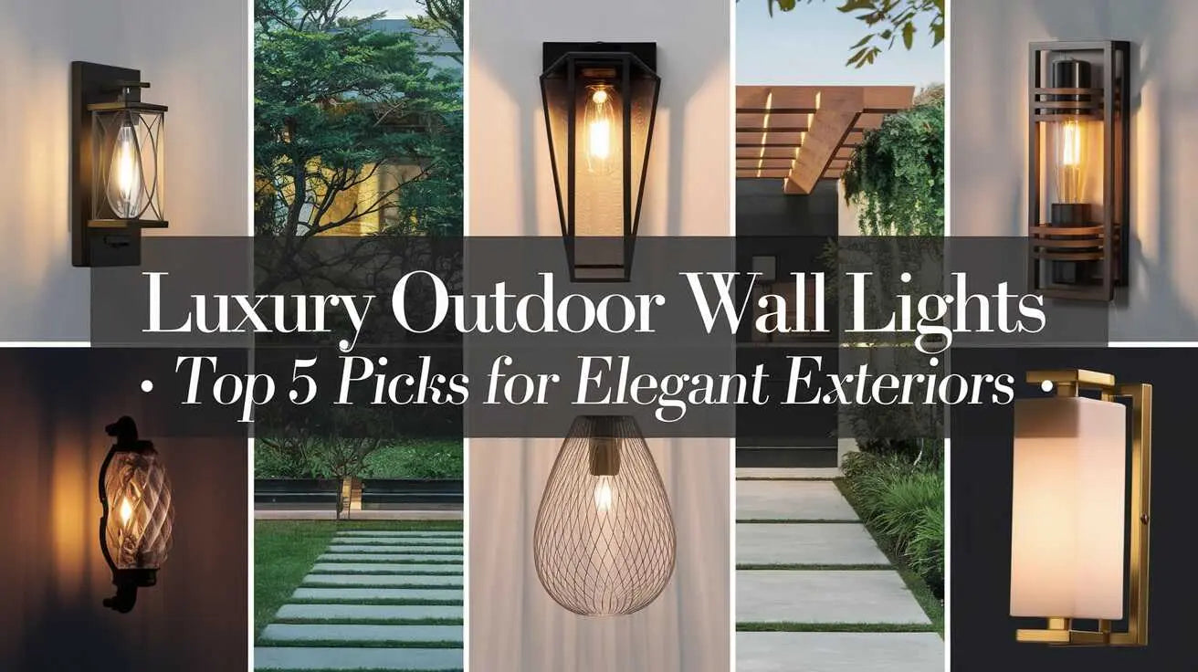 Outdoor Wall Lights Buyer's Guide: Modern, Brass & LED Picks