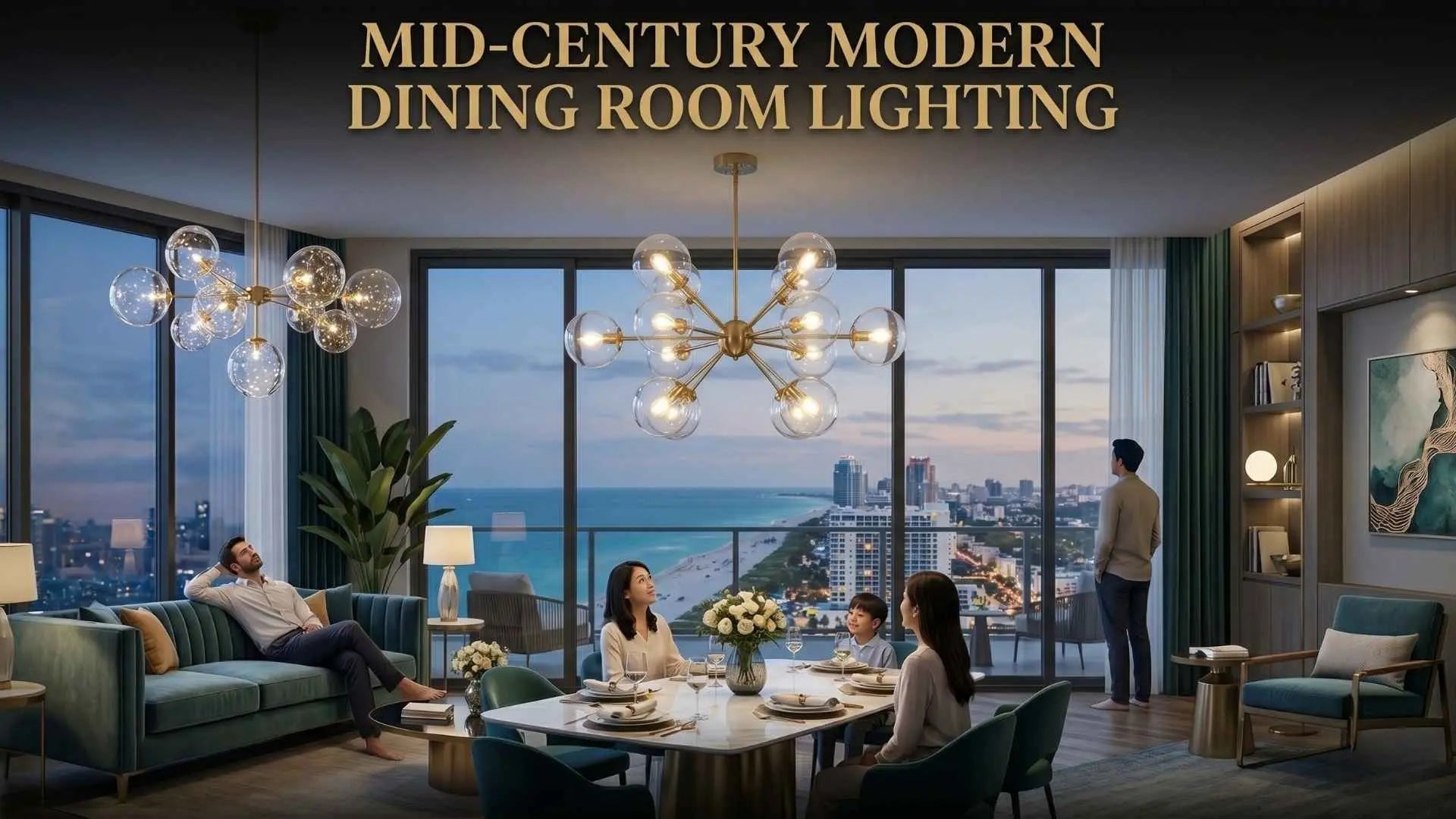Mid-Century Modern Dining Room Lighting